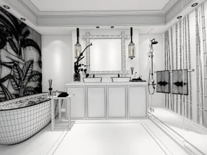 bathroom design complete model 62 3D Model