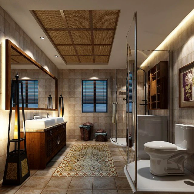 bathroom design complete model 63 3D Model .c4d .max .obj .3ds .fbx .stl .blend 