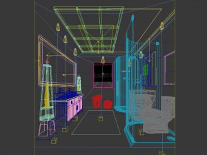 bathroom design complete model 63 3D Model