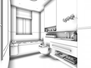 bathroom design complete model 64 3D Модель