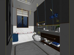 bathroom design complete model 64 3D Модель