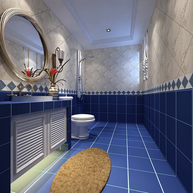 bathroom design complete model 65 3Dモデル .c4d .max .obj .3ds .fbx .stl .blend