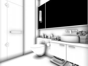 bathroom design complete model 67 Model 3D