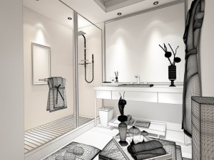 bathroom design complete model 68 3D 모델