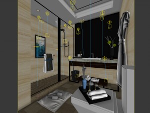 bathroom design complete model 68 3D 모델