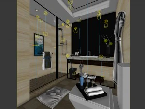 bathroom design complete model 68 3D Model