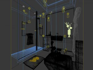 bathroom design complete model 68 3D Model