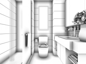 bathroom design complete model 69 3D Model