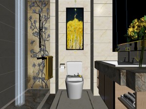 bathroom design complete model 69 3D Model