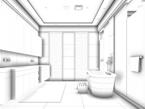 bathroom design complete model 70 3D Model