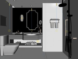 bathroom design complete model 71 Modelo 3D