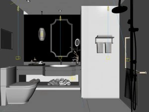 bathroom design complete model 71 3D Model