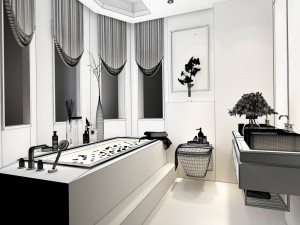 bathroom design complete model 73 3D Модель