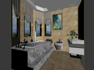 bathroom design complete model 73 3D Модель