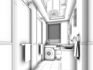 bathroom design complete model 74 3D Model