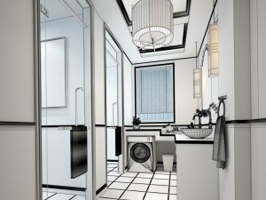 bathroom design complete model 74 3D Model
