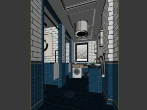 bathroom design complete model 74 3D Model