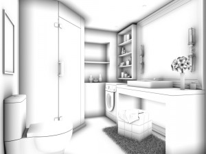 bathroom design complete model 76 Modèle 3D