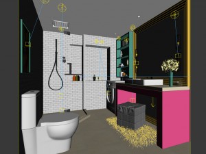 bathroom design complete model 76 Modèle 3D