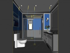 bathroom design complete model 77 Model 3D