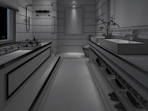 bathroom design complete model 79 3D Model