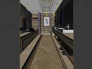 bathroom design complete model 79 3D Model
