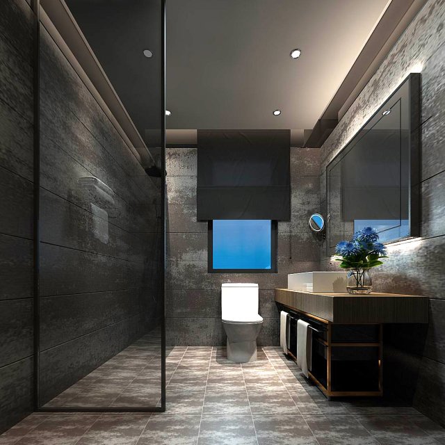 bathroom design complete model 82 3D 모델 .c4d .max .obj .3ds .fbx .stl .blend 