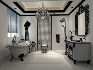 bathroom design complete model 84 3D Model