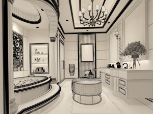 bathroom design complete model 85 3Dモデル