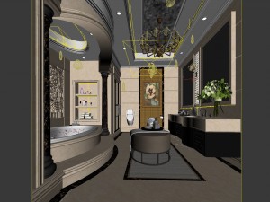 bathroom design complete model 85 3Dモデル