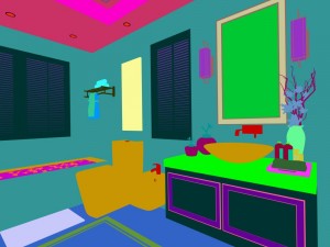 bathroom design complete model 87 Modello 3D