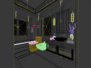 bathroom design complete model 87 3D Model