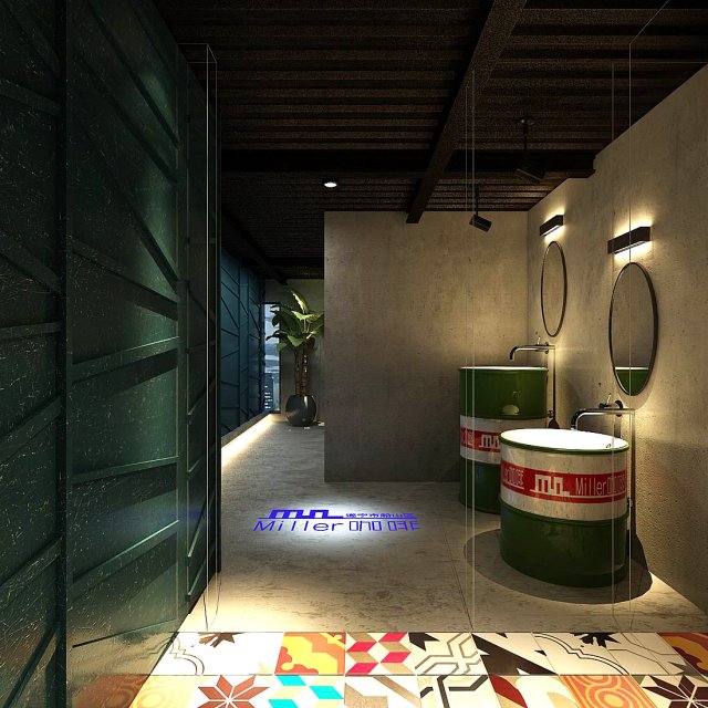 bathroom design complete model 88 3D Модель .c4d .max .obj .3ds .fbx .stl .blend 