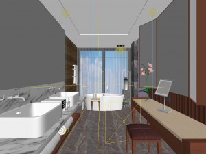 bathroom design complete model 89 Modello 3D