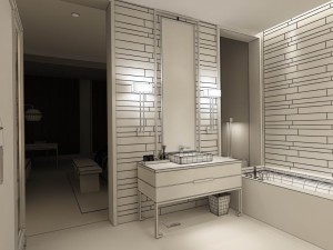 bathroom design complete model 91 Modelo 3D