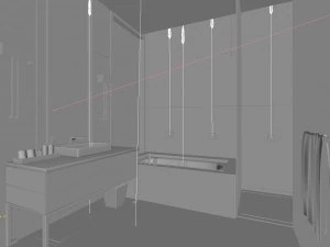 bathroom design complete model 91 3D Model