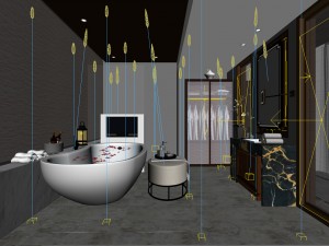 bathroom design complete model 92 3D 모델