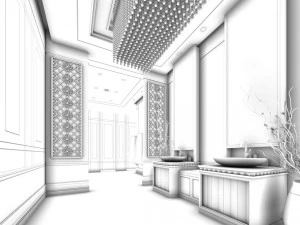 bathroom design complete model 93 3D Model
