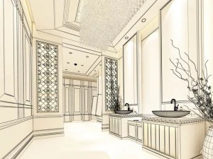 bathroom design complete model 93 3D Model