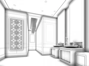 bathroom design complete model 94 3D Model