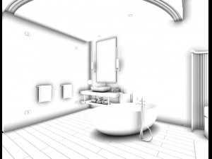 bathroom design complete model 95 3D Model