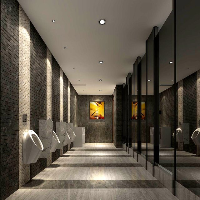 bathroom design complete model 96 3D Model .c4d .max .obj .3ds .fbx .stl .blend 