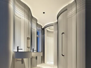 bathroom design complete model 100 3D Model