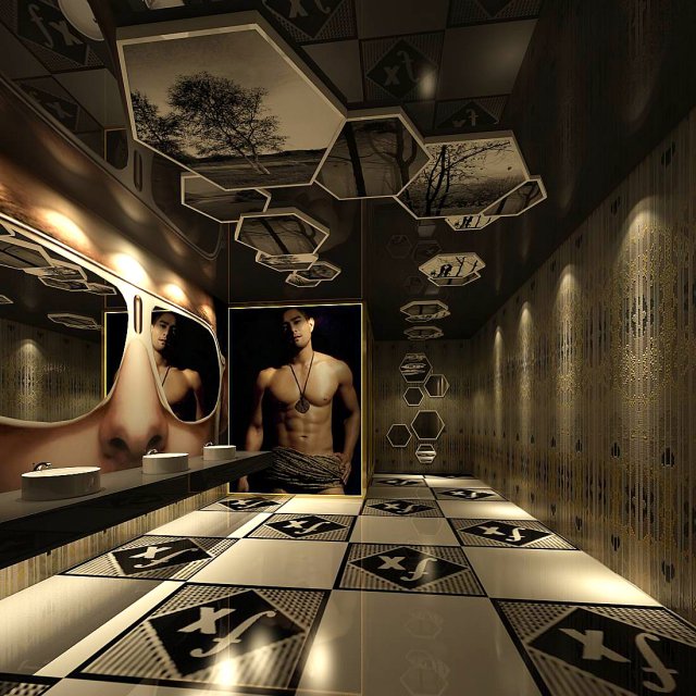 bathroom design complete model 102 3D Модель .c4d .max .obj .3ds .fbx .stl .blend 