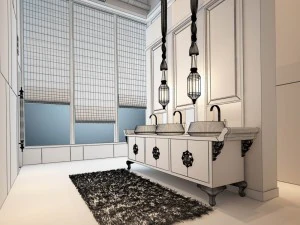 bathroom design complete model 104 3D Model