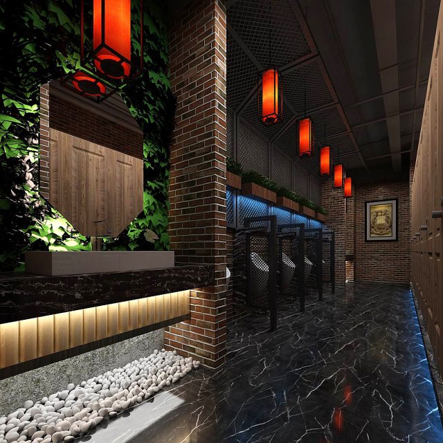 bathroom design complete model 105 3D Model .c4d .max .obj .3ds .fbx .stl .blend 