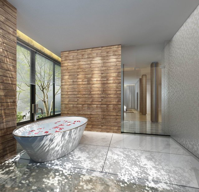 bathroom design complete model 107 3D Model .c4d .max .obj .3ds .fbx .stl .blend 