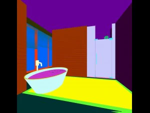 bathroom design complete model 107 3D Model