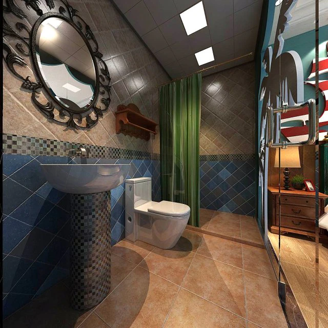 bathroom design complete model 109 3D Model .c4d .max .obj .3ds .fbx .stl .blend 