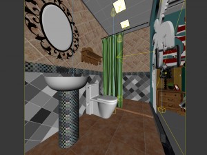 bathroom design complete model 109 3D 모델